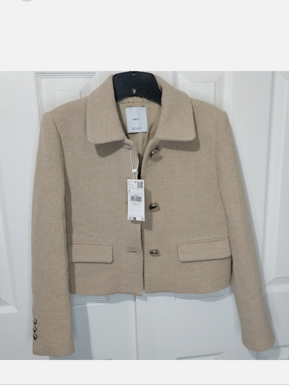 Mango Cropped Jacket, NWT, Size M‎